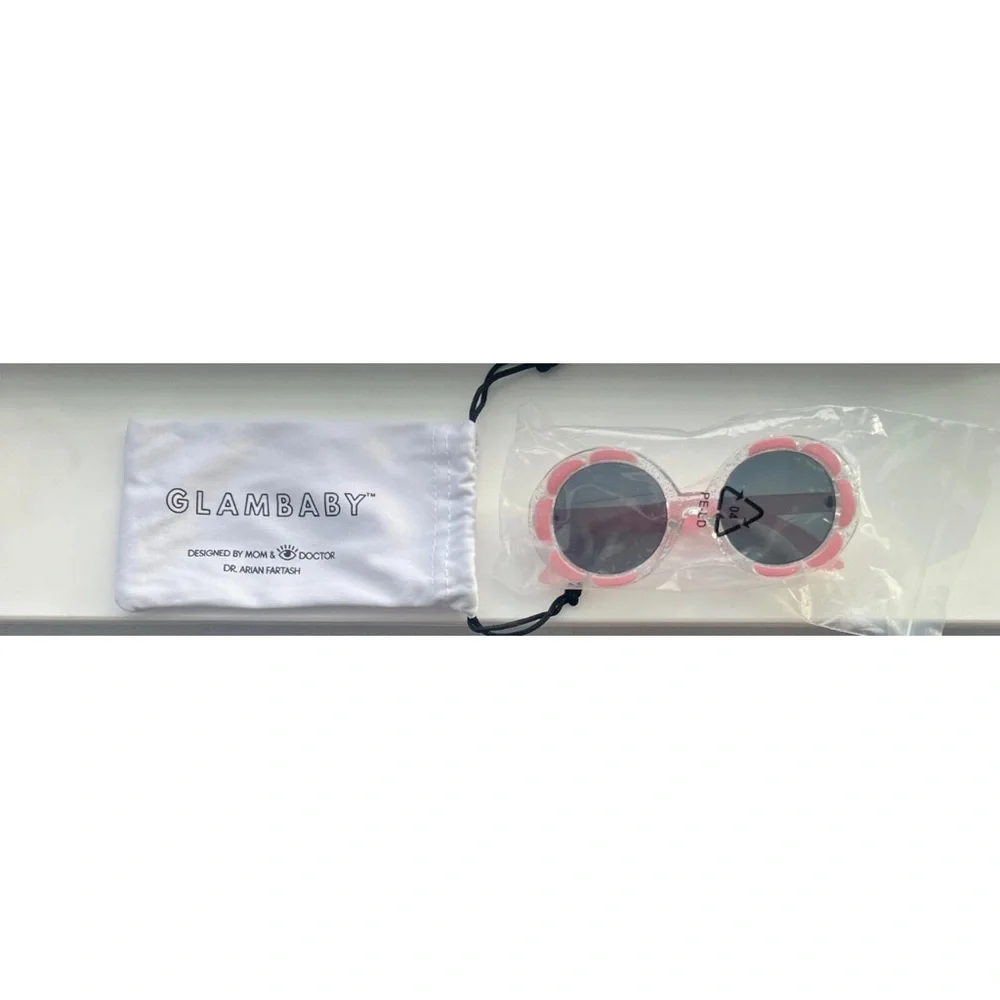 Pink and Silver Kids Sunglasses